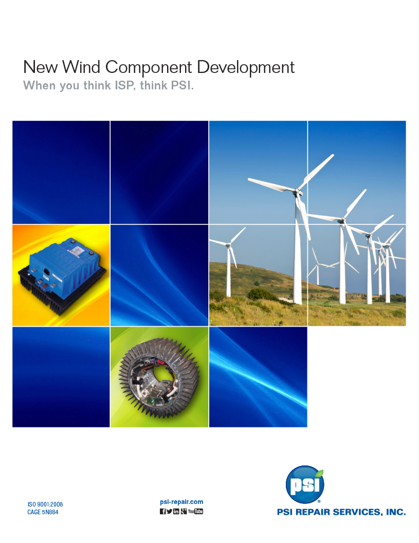 PSI Wind Turbine Component Development