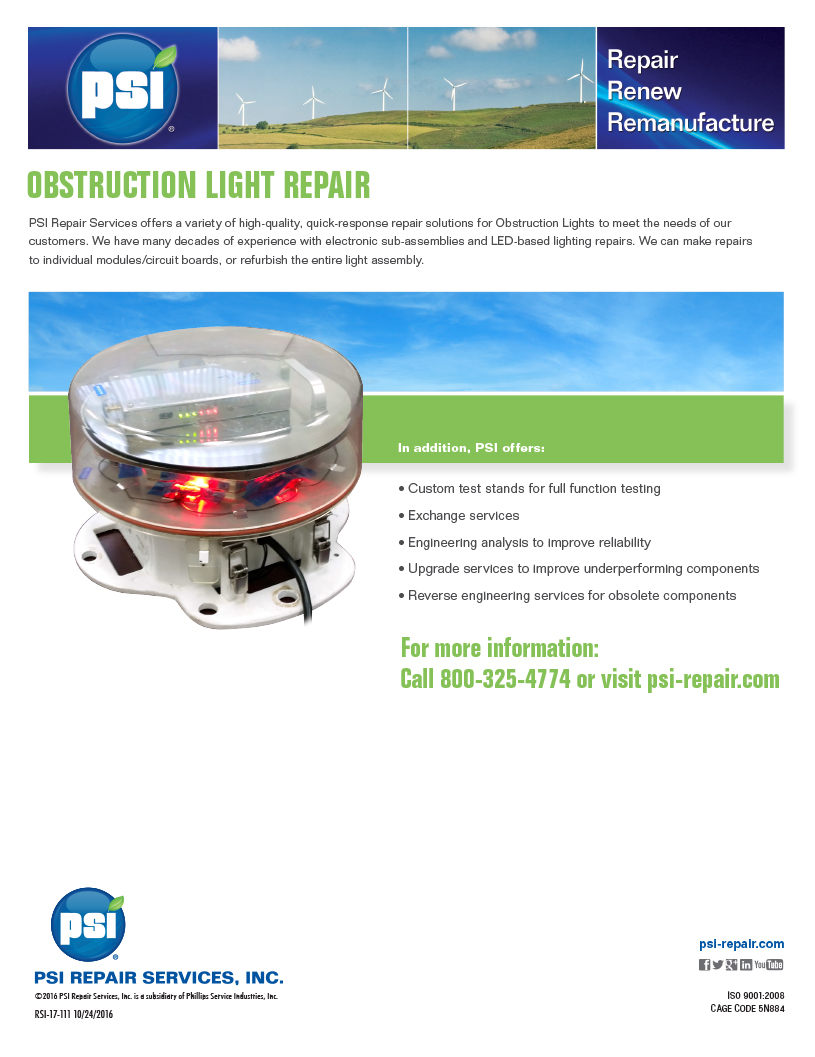 Obstruction Light Repair Services