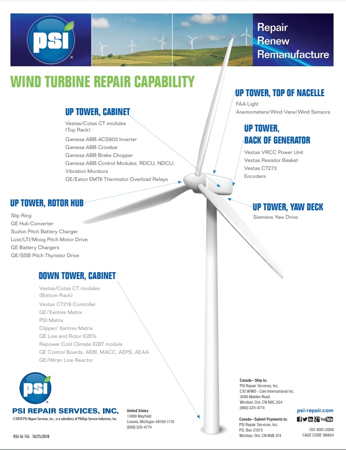 Wind Turbine Repair Capability